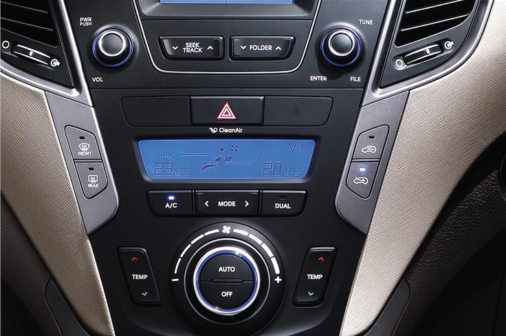 Two-zone climate control, 4.3-inch infotainment touchscreen with reverse camera part of equipment list